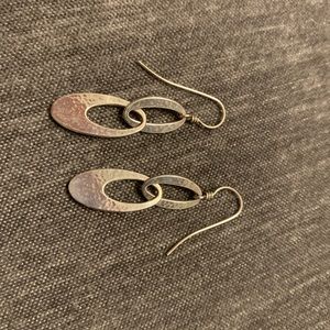 RETIRED James Avery hammered loops earrings